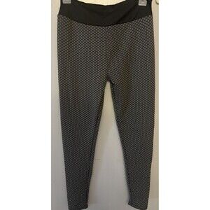 Butt Lifter Dark Grey Thin Material Zig Zag Stretchy Full Leg Legging. Size Med.